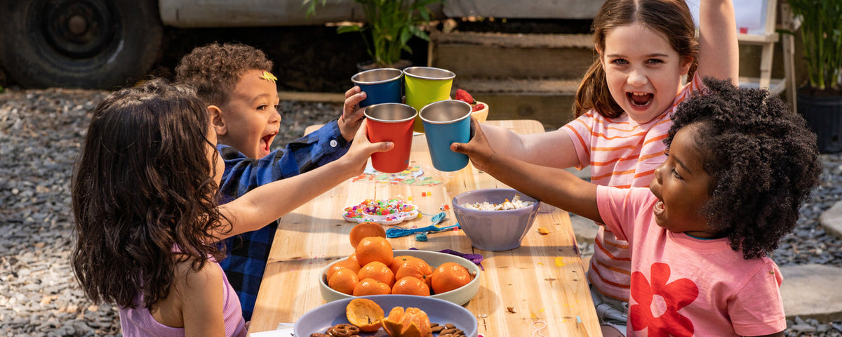 Kids' Cups with Straw and Sippy Lid
