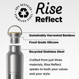 16oz (473ml) Rise Reflect with Bamboo Cap