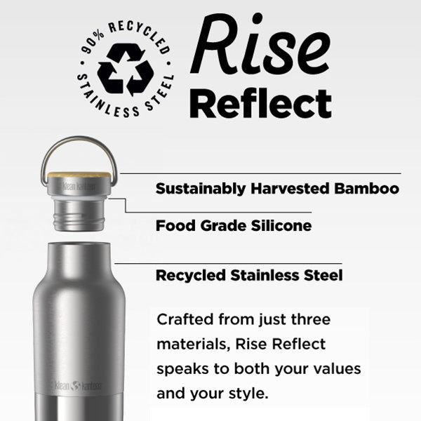 12oz (355ml) Rise Reflect with Bamboo Cap