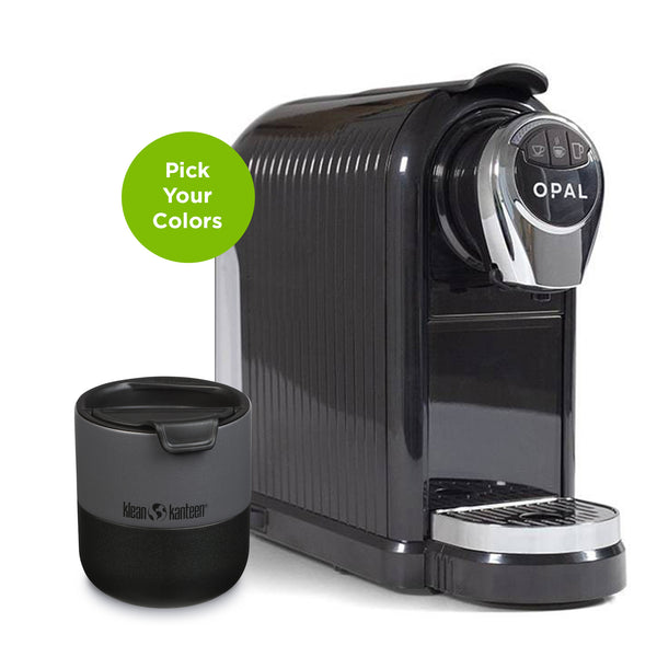 OPAL Coffee Machine and Rise Lowball Tumbler Bundle