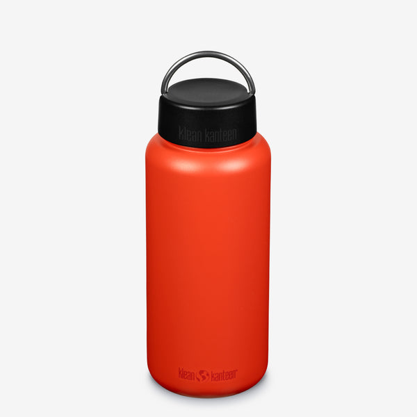 40oz water bottle with wide loop cap